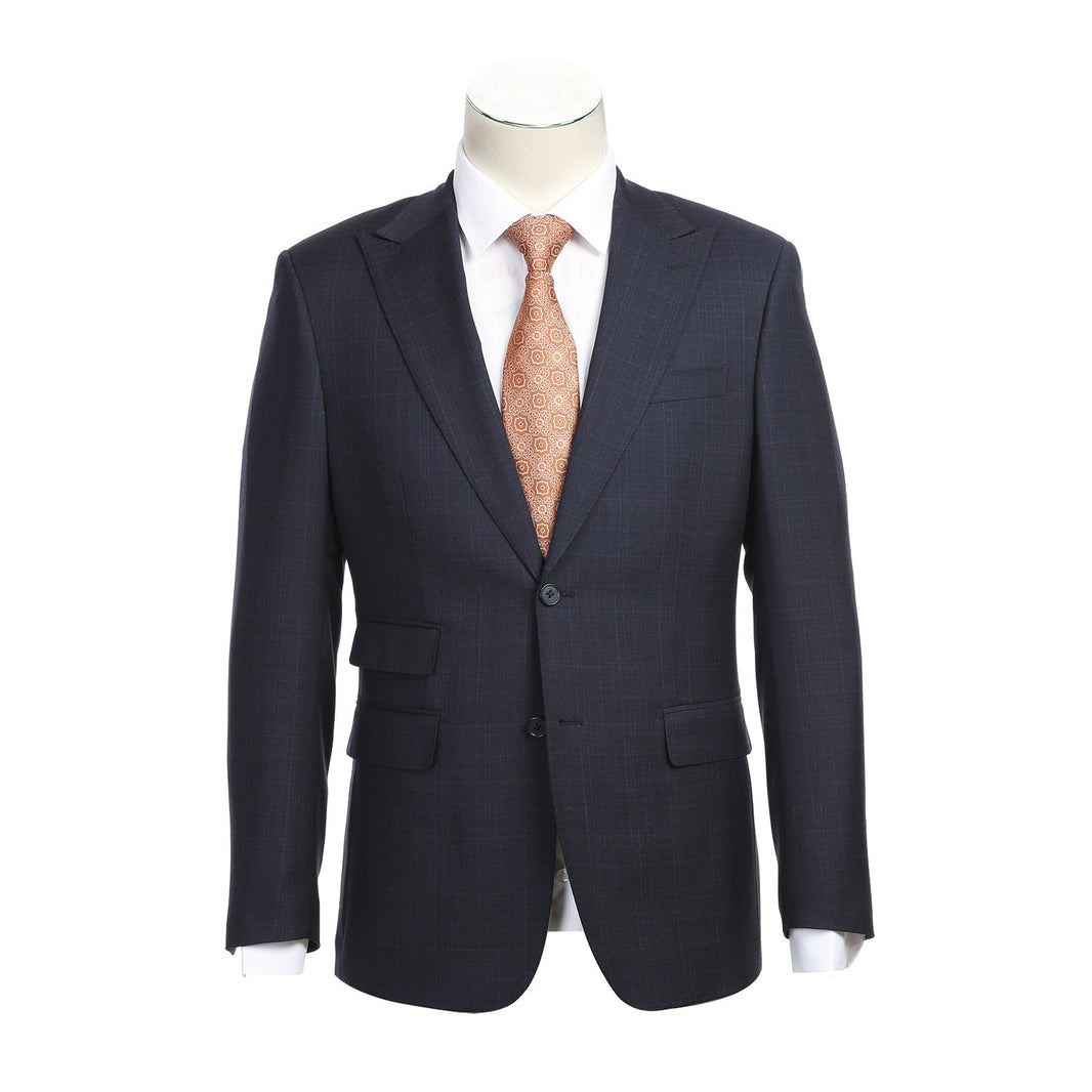 Renoir EL82-18-412 Dark Gray Wool Suit