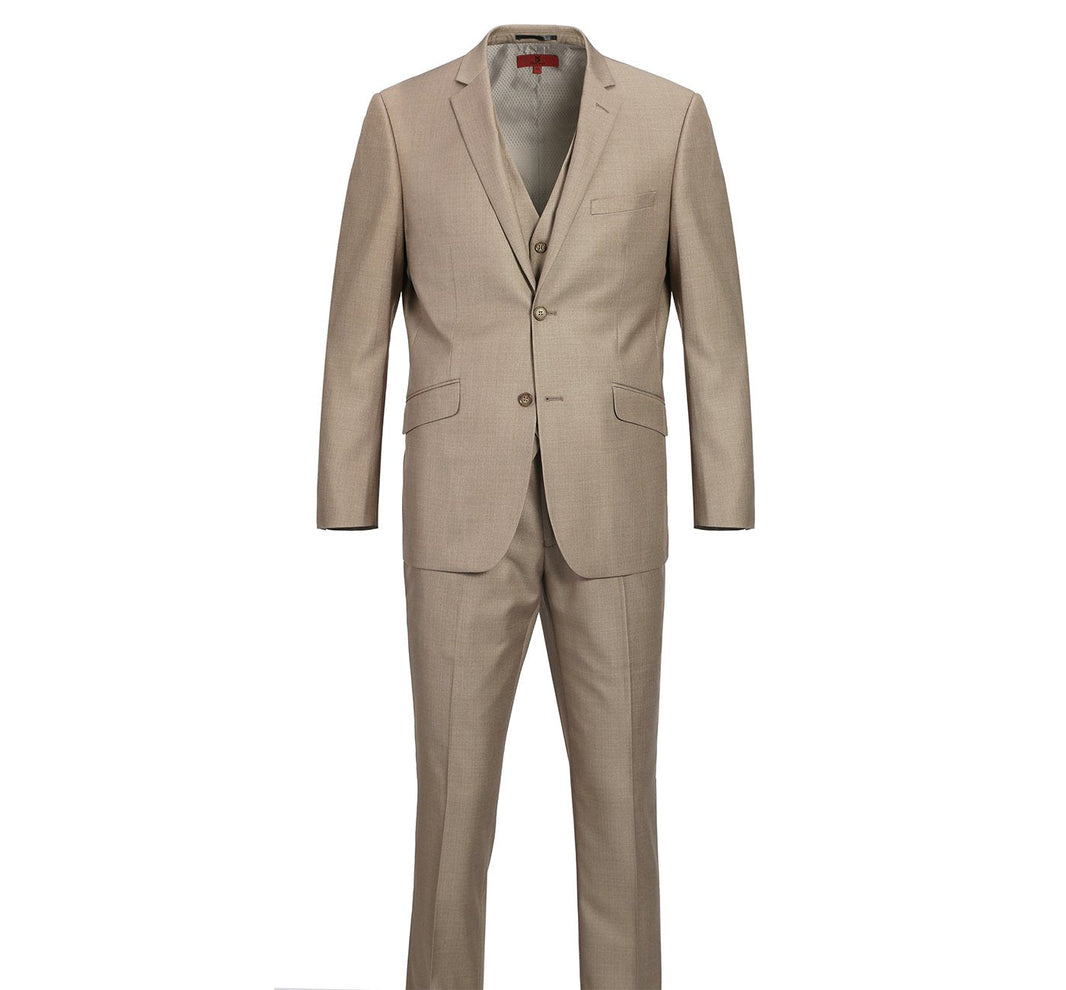 Renoir 202-3 Men's 2-Piece Single Breasted Notch Lapel Suit