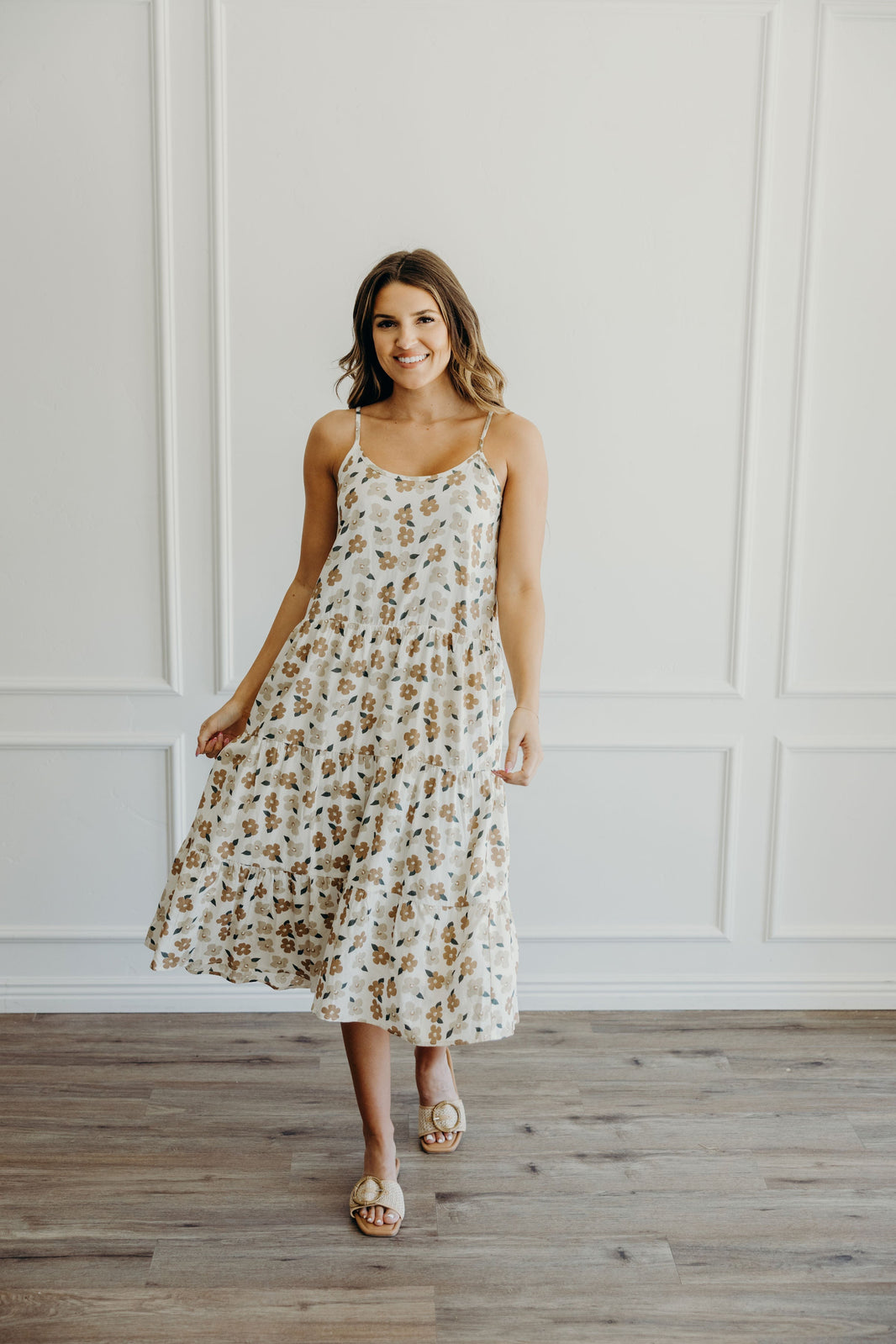 THE COLLYNS IN WALNUT FLORAL