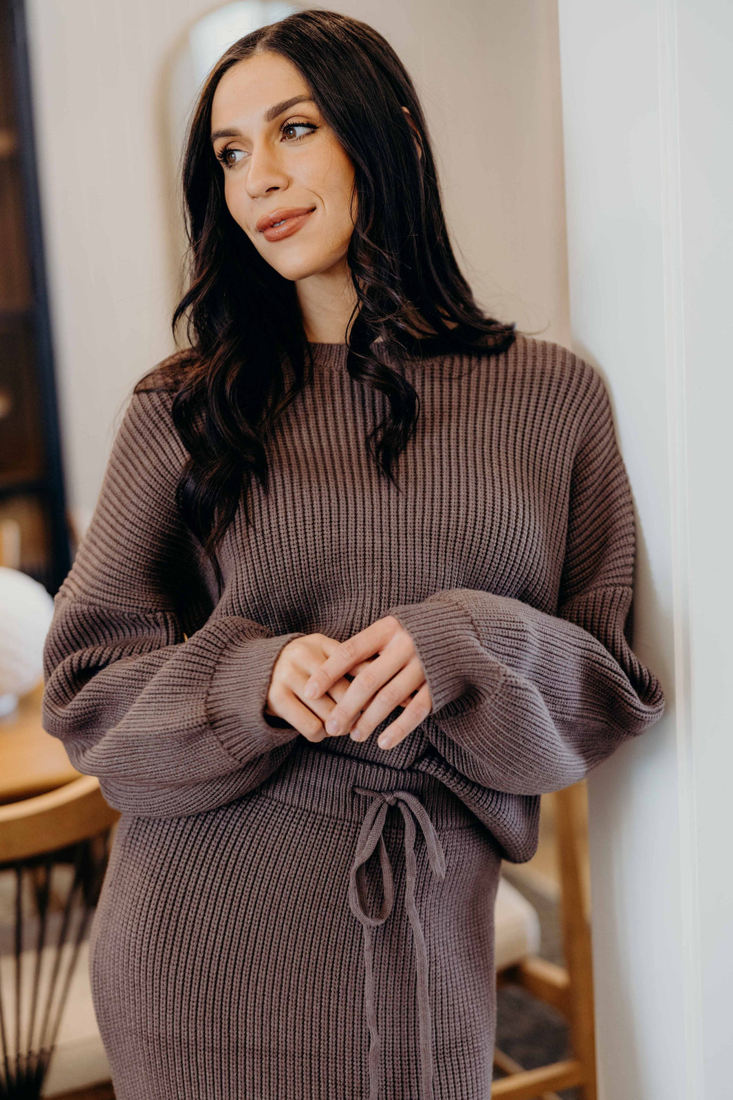 OVERSIZED SWEATER IN OAK