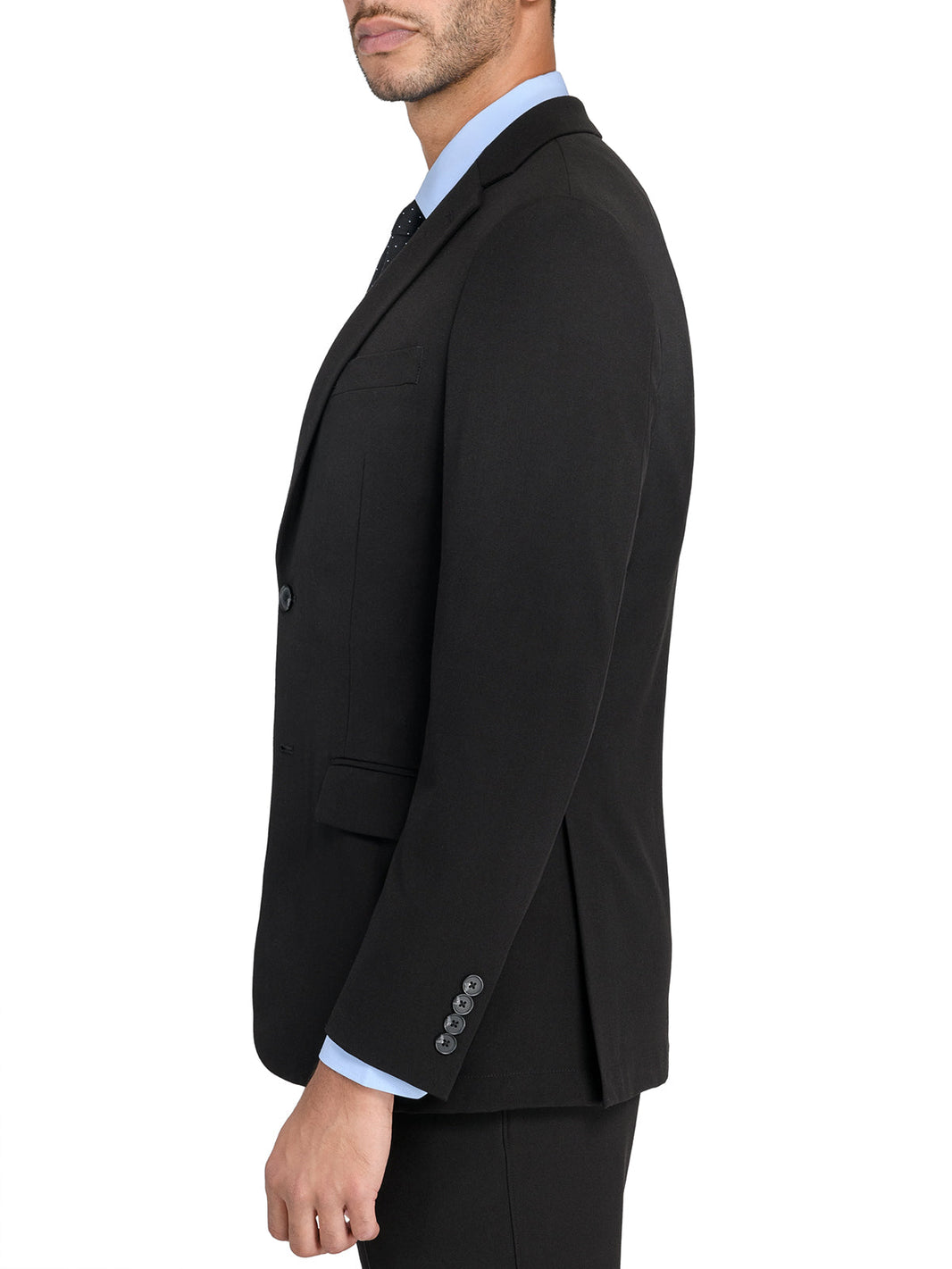 Elevate Suit Jacket, Black designed for LDS missionaries from Kator Shop in Logan, Utah — clean, long-lasting quality for daily use and professional style.