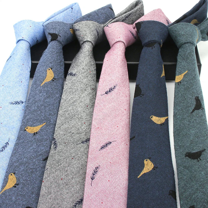 Cotton Feather and Bird Ties
