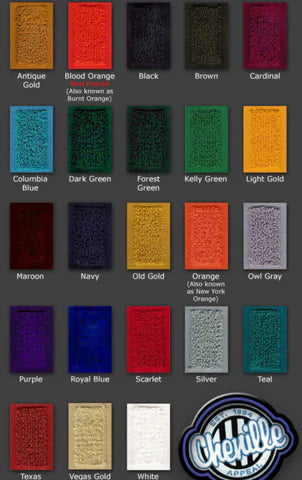 Get a Letterman that is right for you. Explore your options of colors and material here