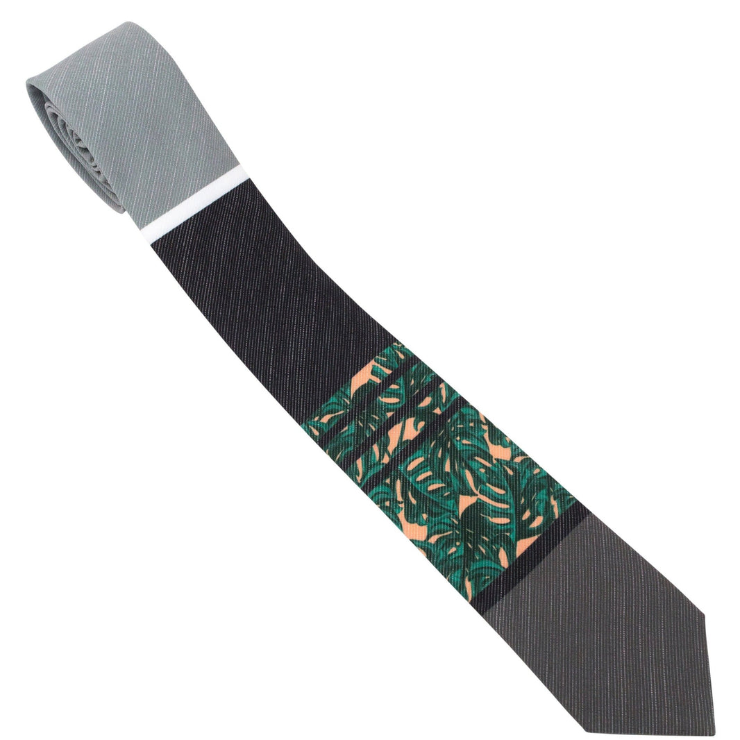 Monstera Close-out Men's Tie Missionary tie from Kator Shop in Logan, Utah — built to last through daily wear with clean, classic design for elders serving worldwide.