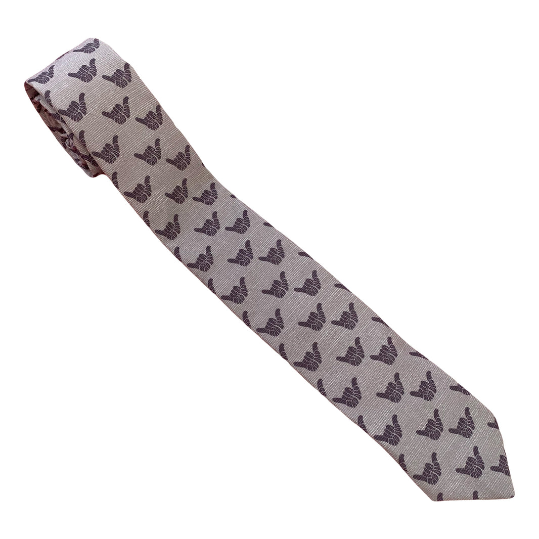 Rad Dad Shaka (Maroon) Men's Tie Missionary tie built to last through daily wear — crafted in Logan, Utah by Kator Shop for elders serving around the world.