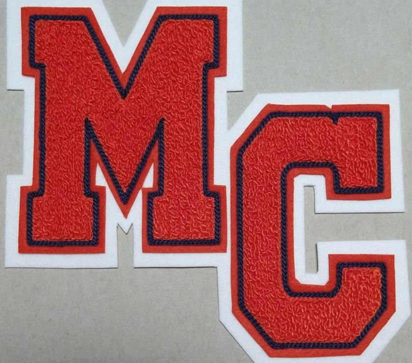 High School Letter Patch