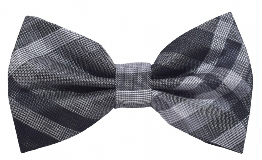 Brand Q Plaid Bow Tie & Hanky