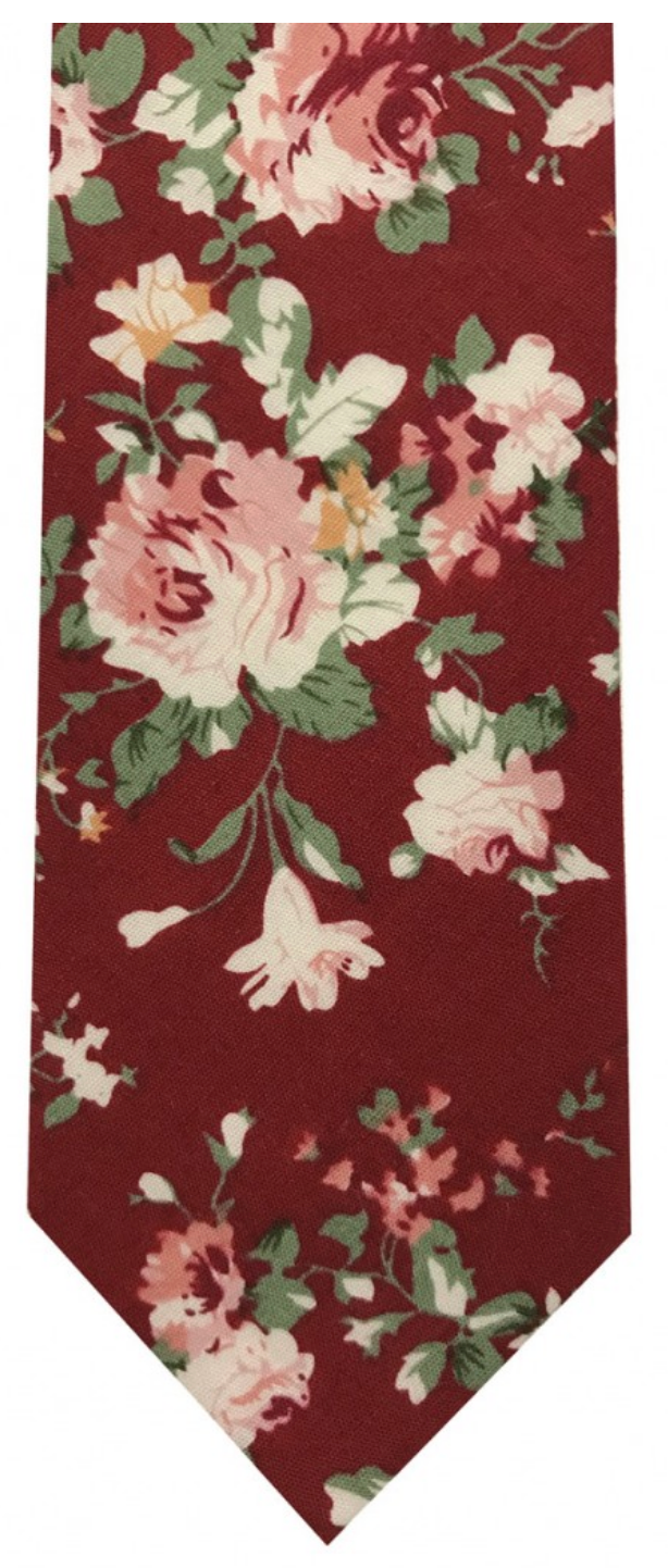 Floral Tie & Handkerchief
