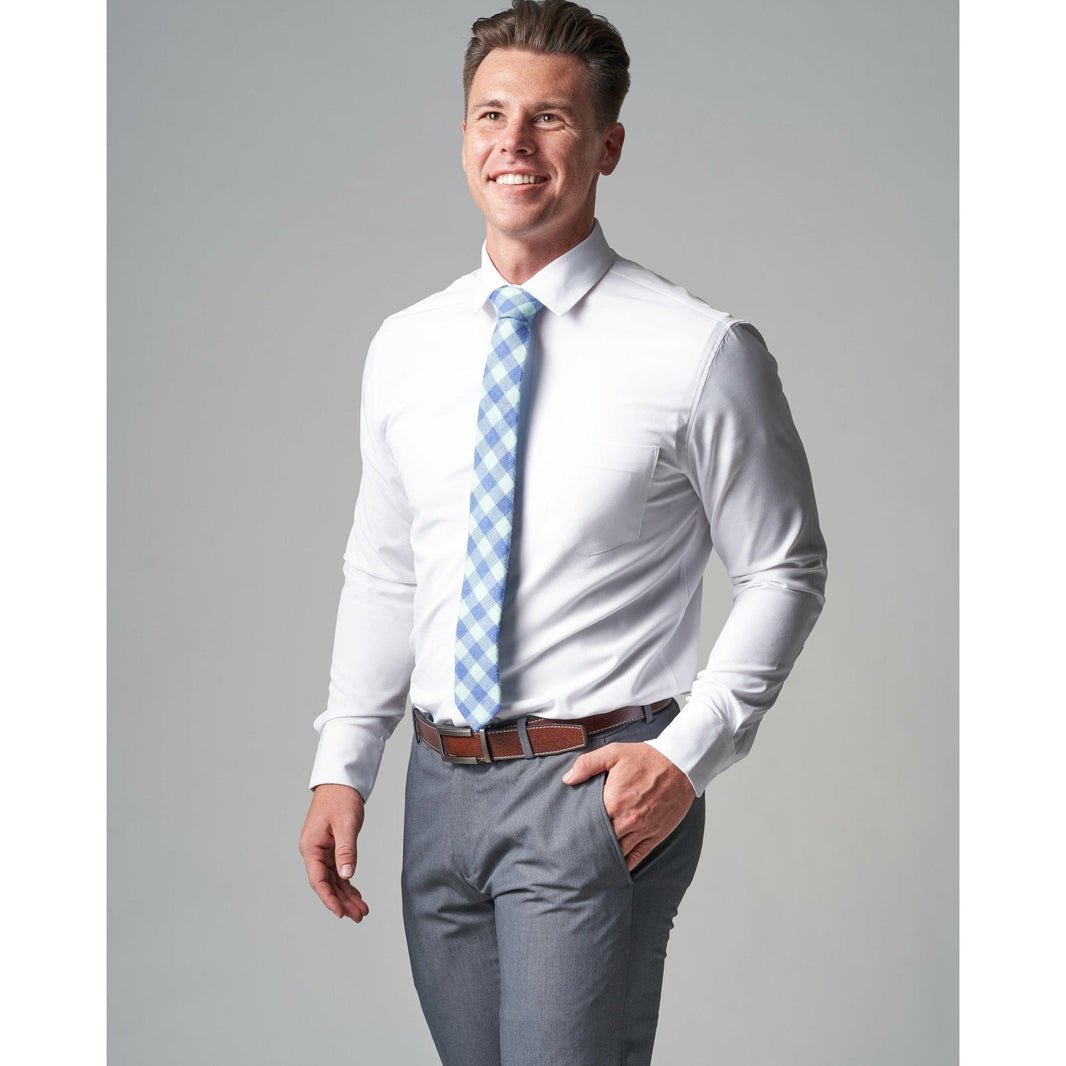 Tempo+ 4-Way Stretch Shirt | Slim Fit - ODIONTP+W-L-LS