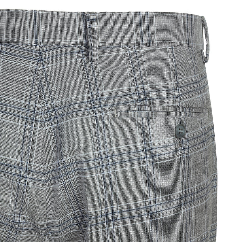 Renoir 293-23 Men's Classic Fit Checked Suits