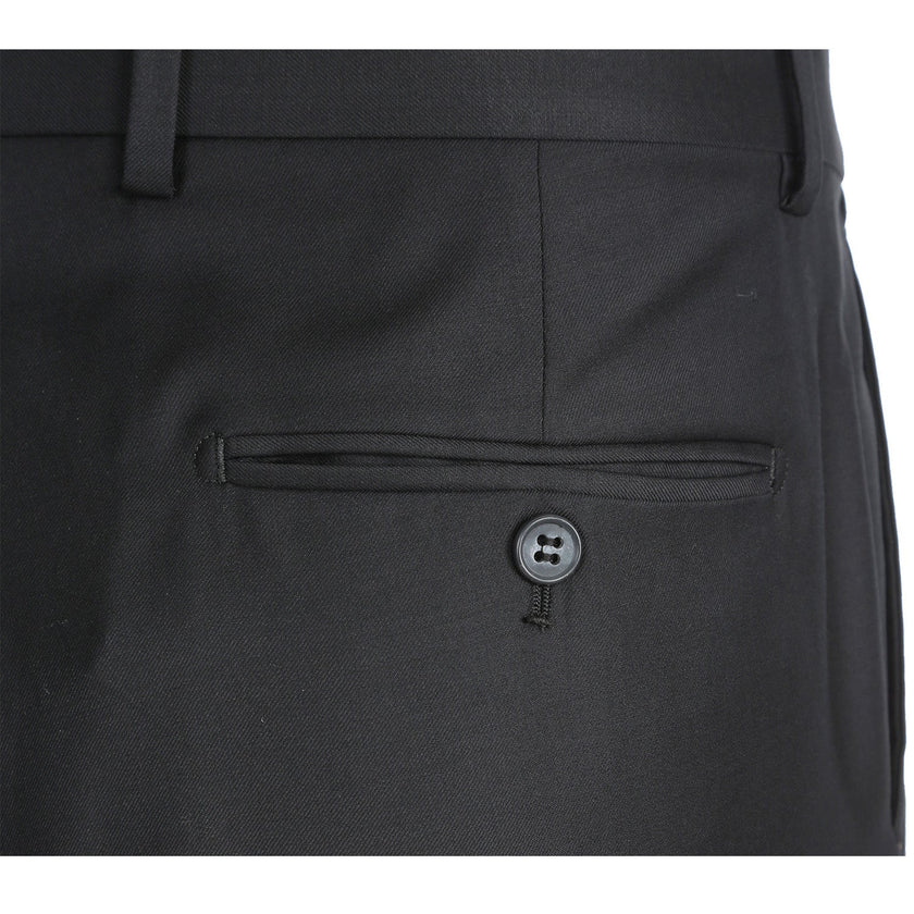 Renoir RHC100-1 Men's Black Half-Canvas Suit