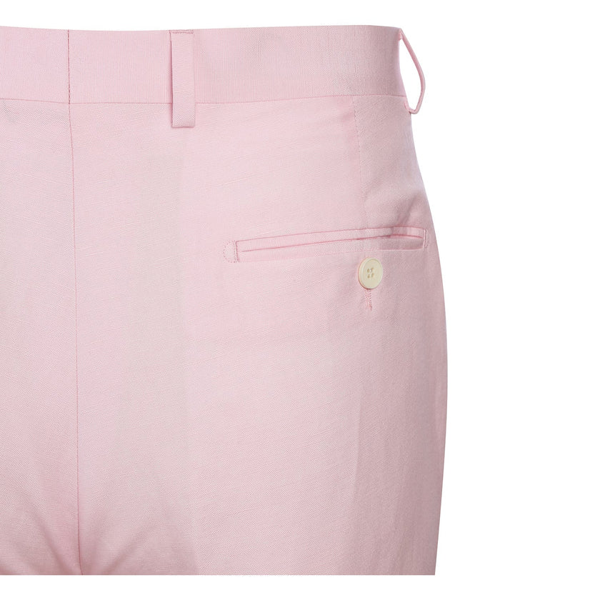 Renoir 611-4 Men's New Slim Fit Checked Linen Suits