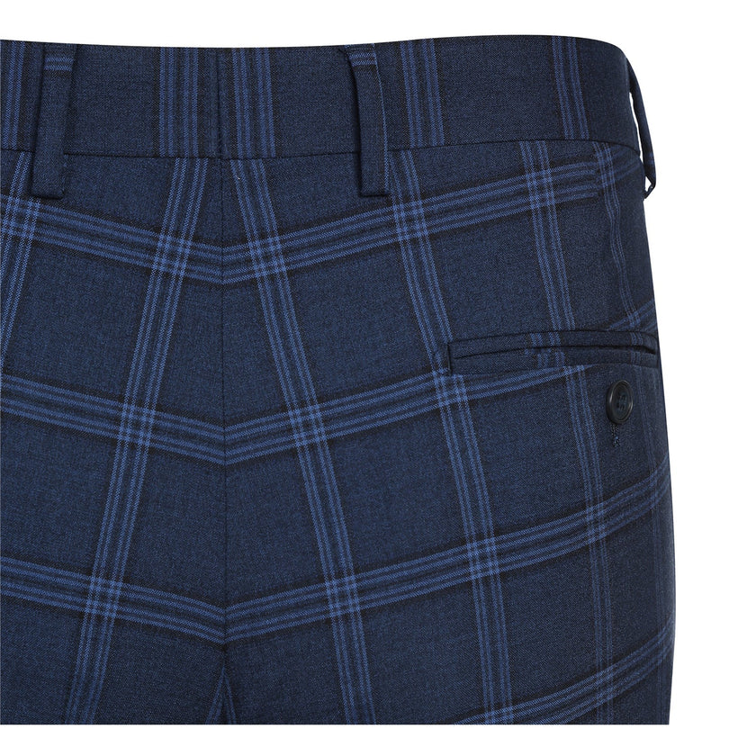 Renoir 293-22 Men's Slim Fit Checked Suits