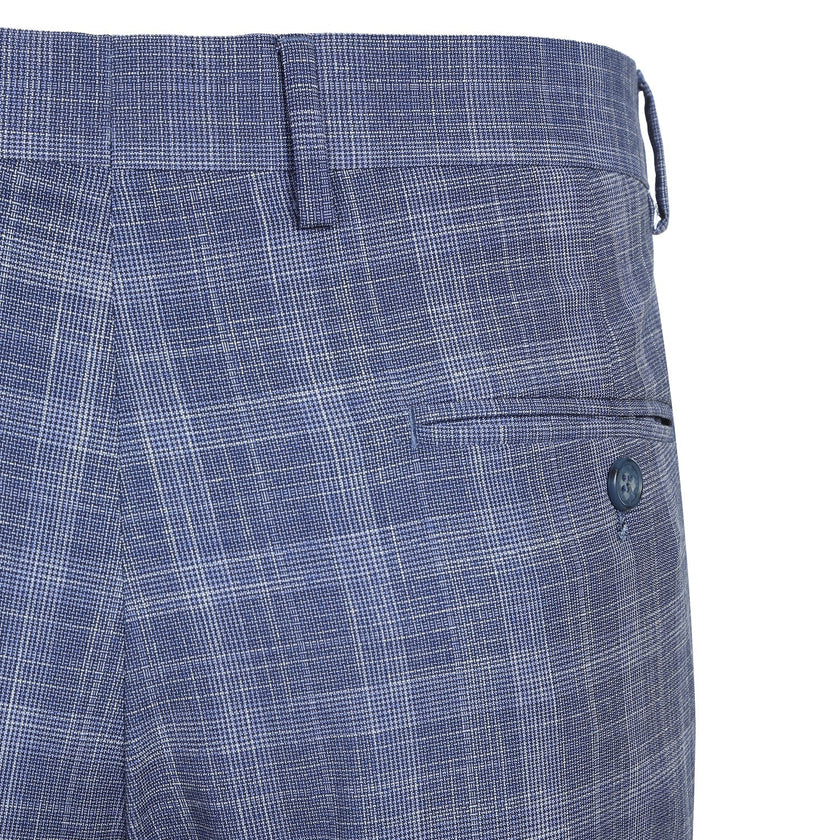 Renoir 293-24 Men's Slim Fit Checked Suits