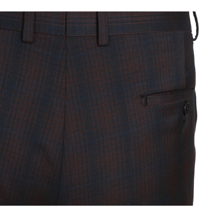 Renoir 82-56-410EL Coffee with Red Check Suit