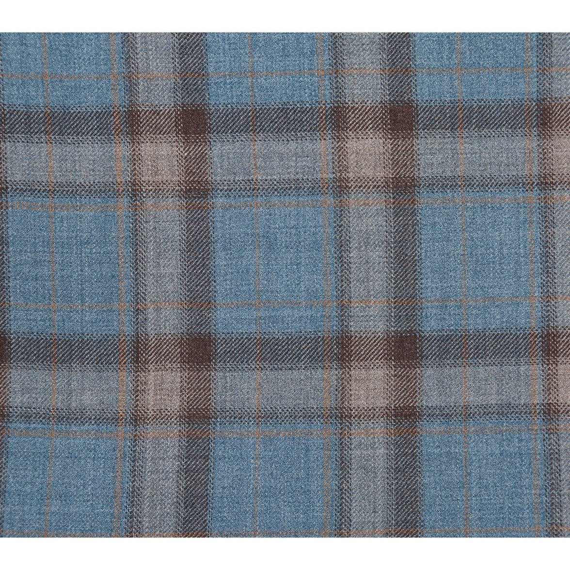 Renoir EL72-57-470 Light Gray with Bronze Stereoscopic-Grid Wool Suit