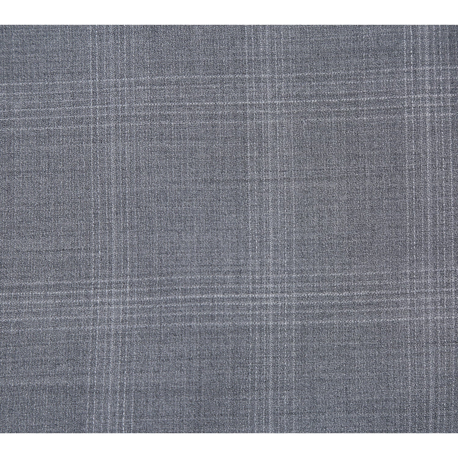 Renoir EL72-62-092 Light Gray Window Pane Check Wool Suit