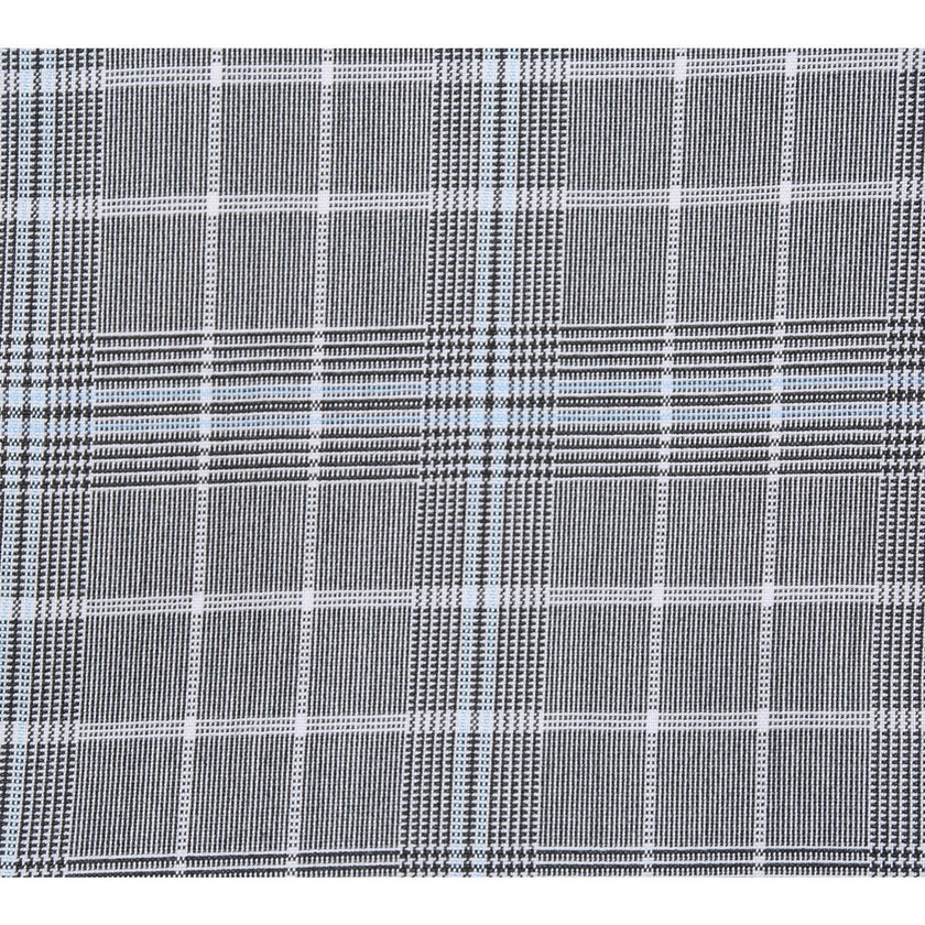 Renoir 82-60-092EL White Smoke Plaid Suit