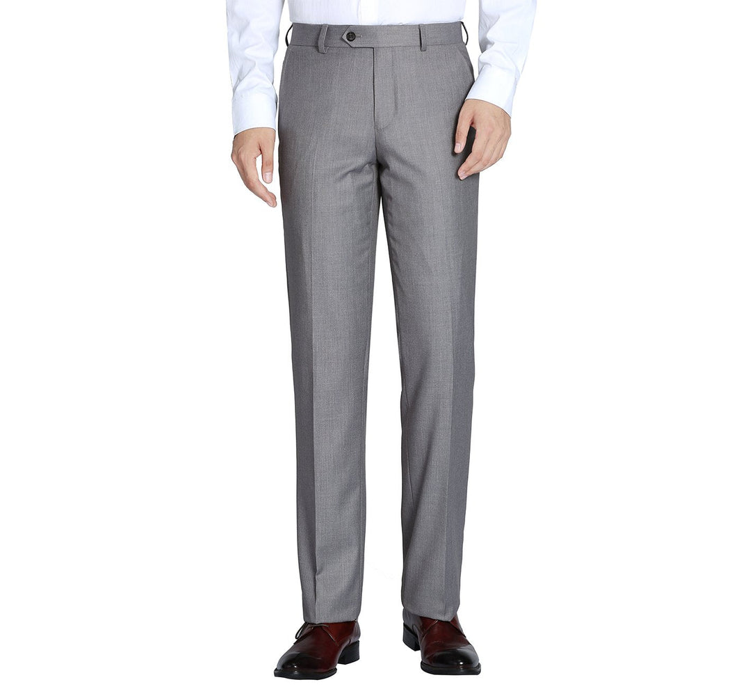 Renoir 508-5 Men's Regular Fit Flat Front Wool Suit Pant