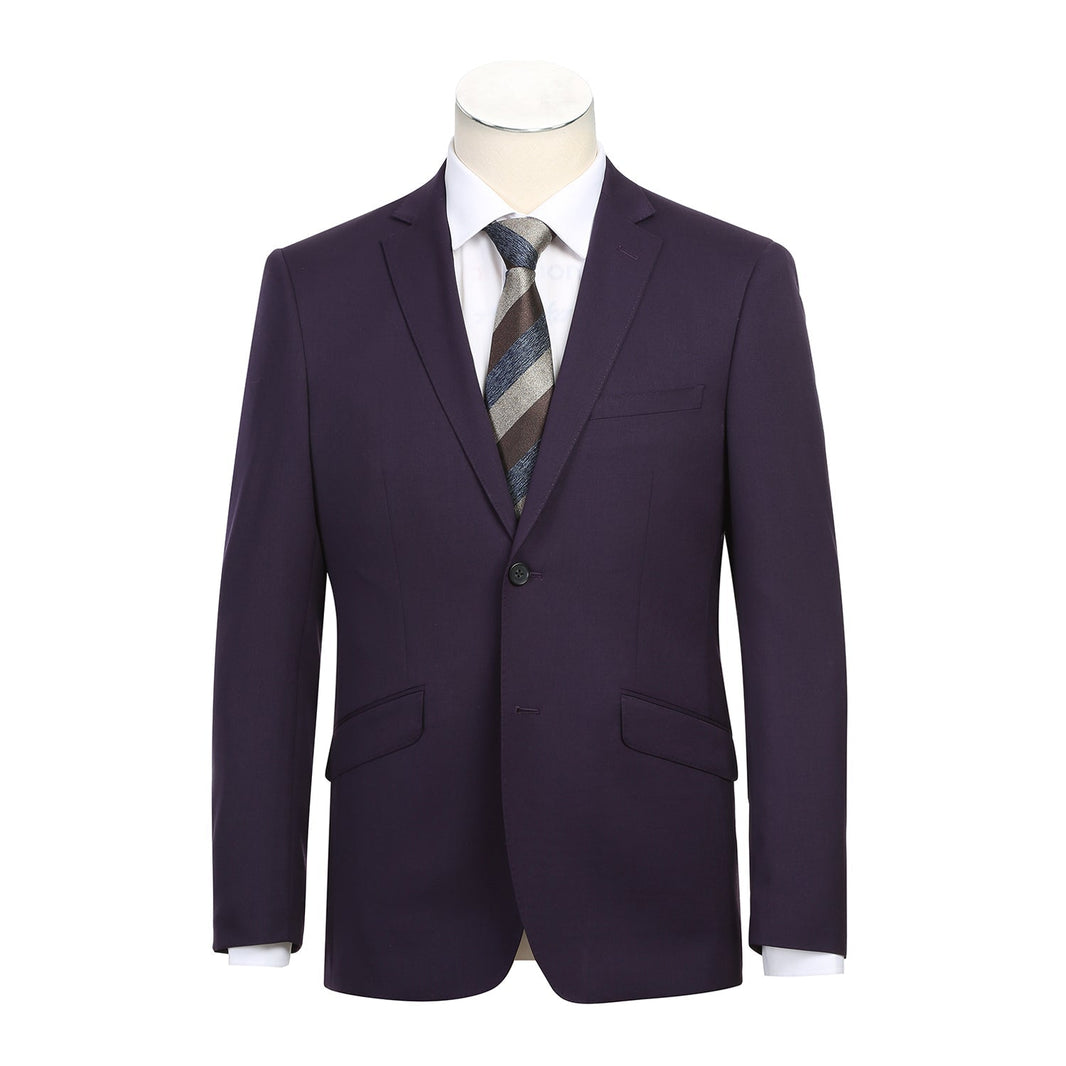 Renoir 566-4 Men's Slim Fit Wool Suits