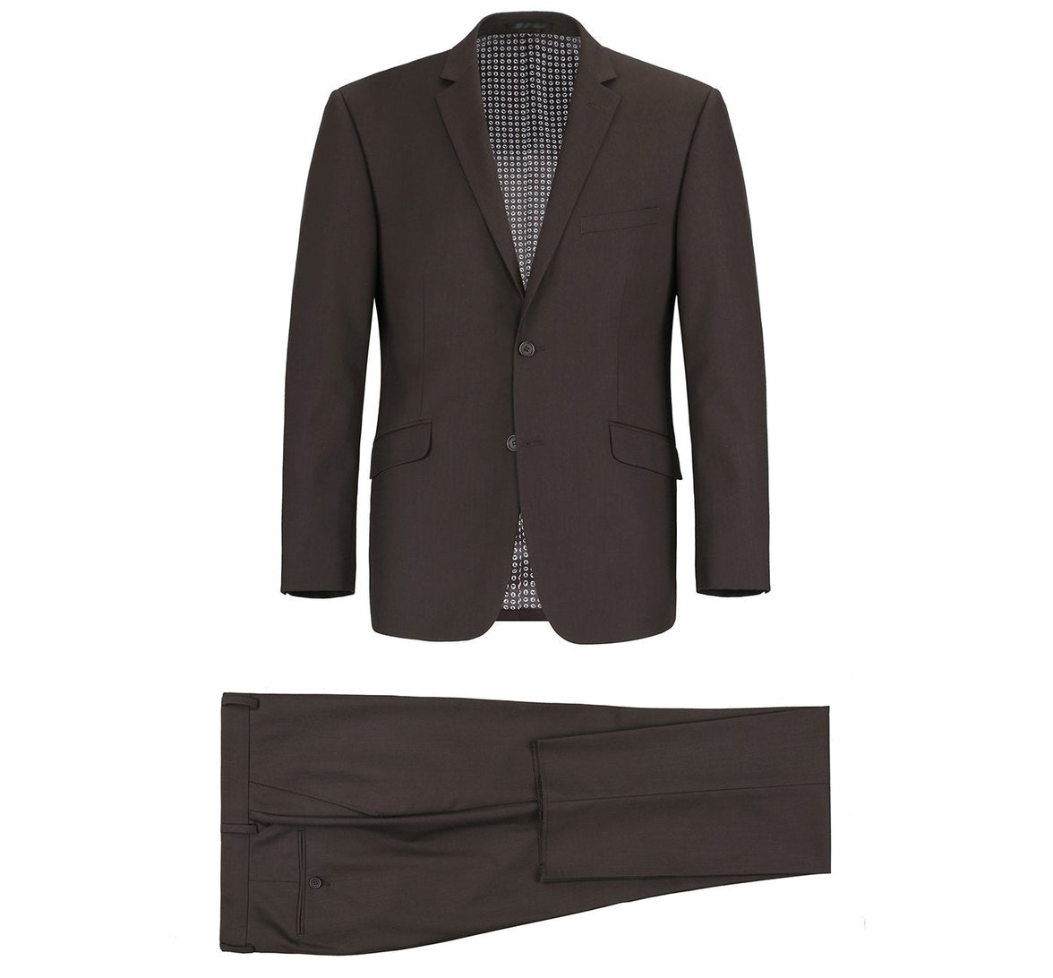 Renoir 201-5 Men's 2-Piece Single Breasted Notch Lapel Suit