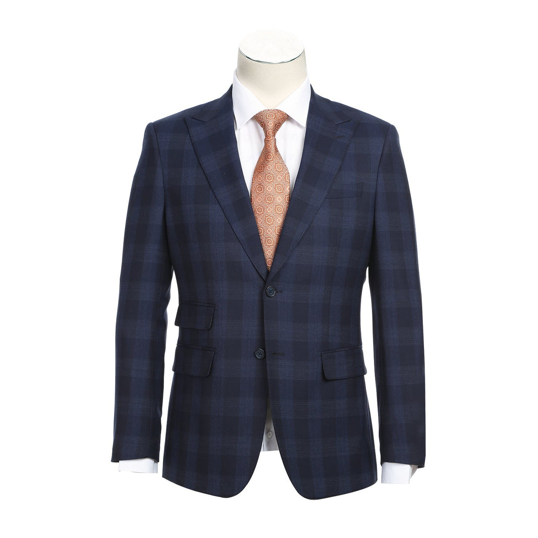 Renoir EL82-65-410 Navy Wool Suit