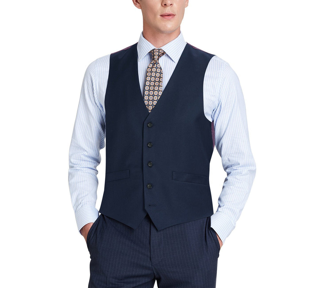 Renoir 508-19 Men's Classic Fit Suit Separate Wool Vest