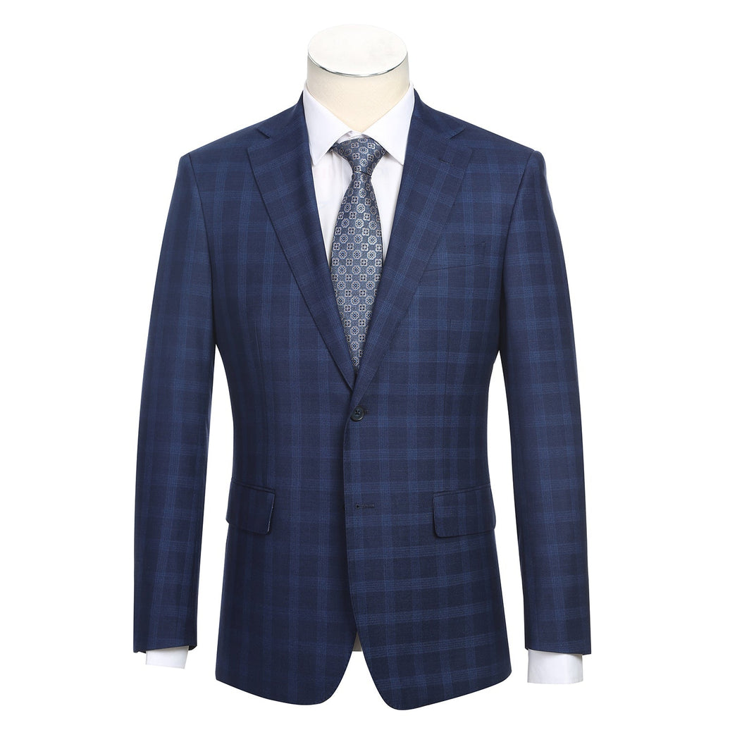 Renoir 92-53-410EL Navy Check Suit