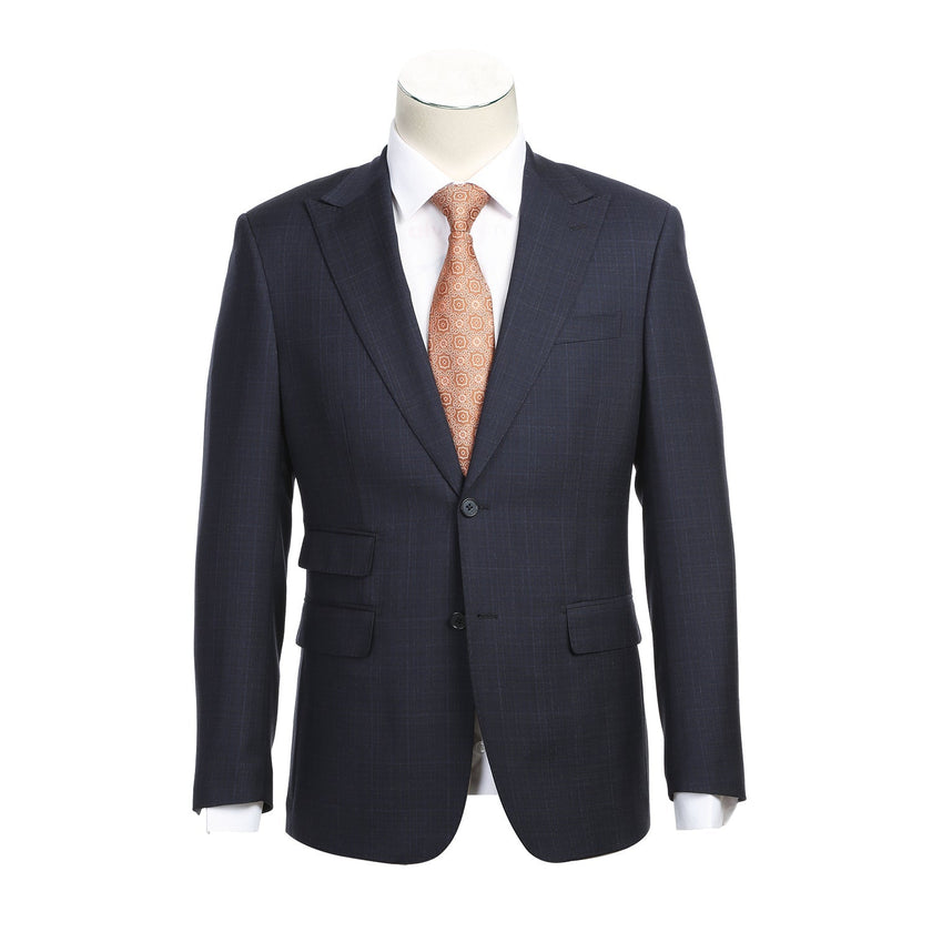 Renoir EL82-18-412 Dark Gray Wool Suit