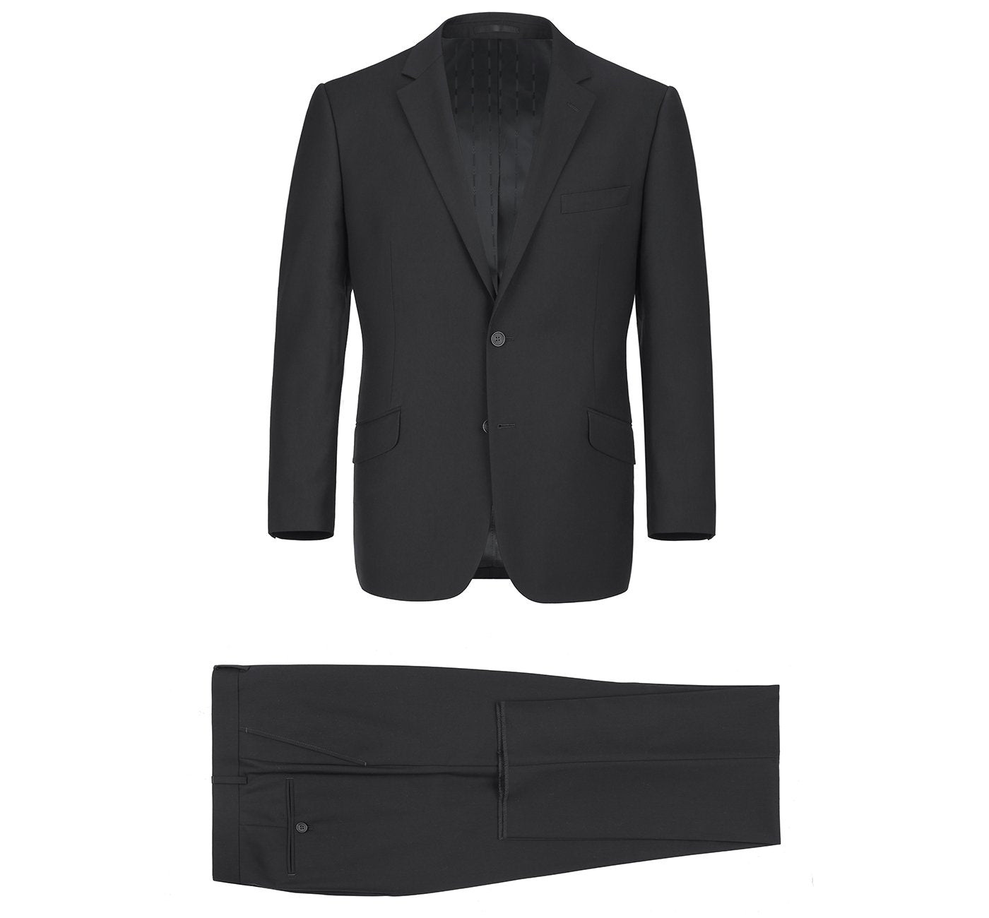 Renoir 201-1 Men's 2-Piece Single Breasted Notch Lapel Suit