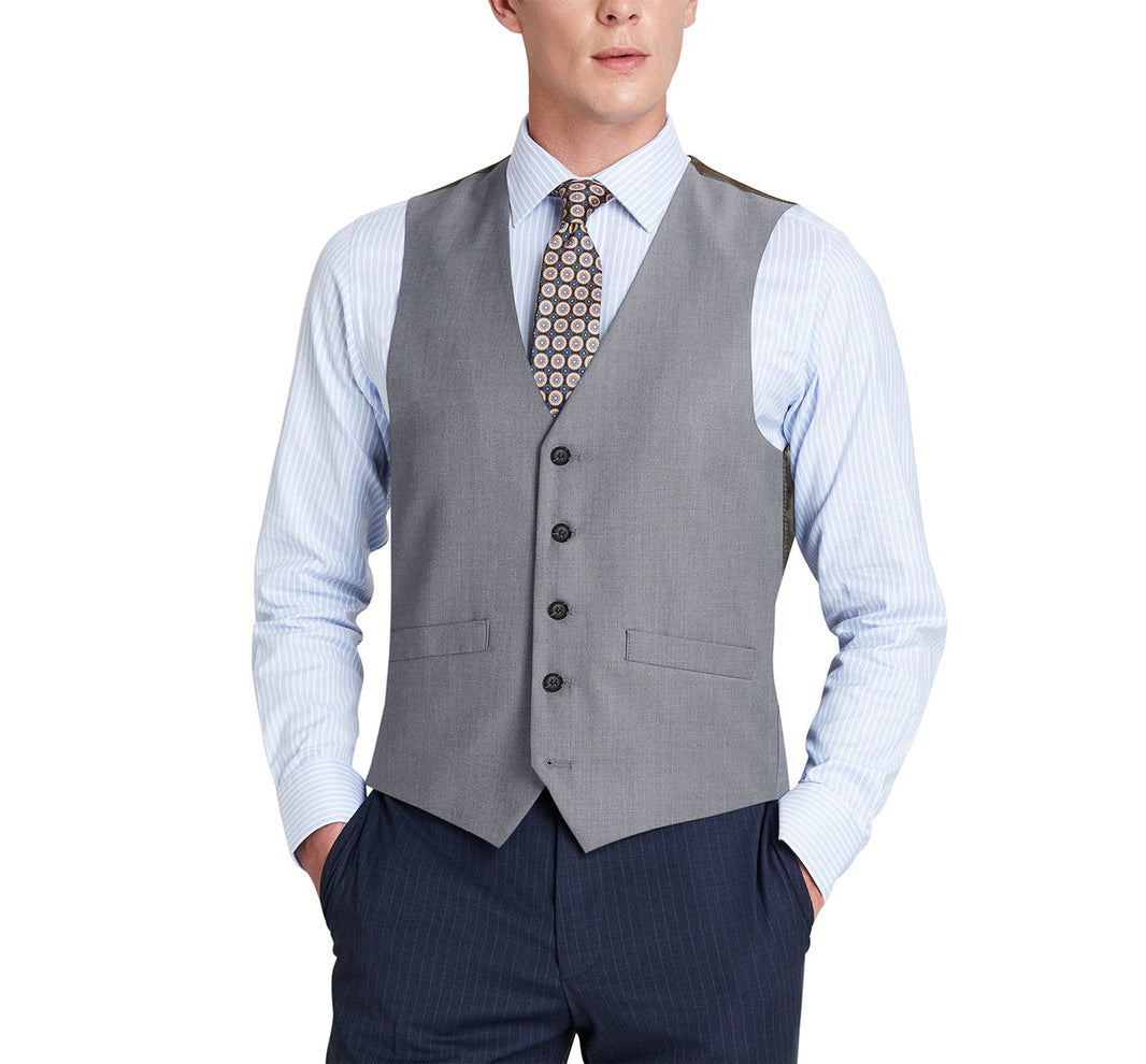 Renoir 508-5 Men's Classic Fit Suit Separate Wool Vest