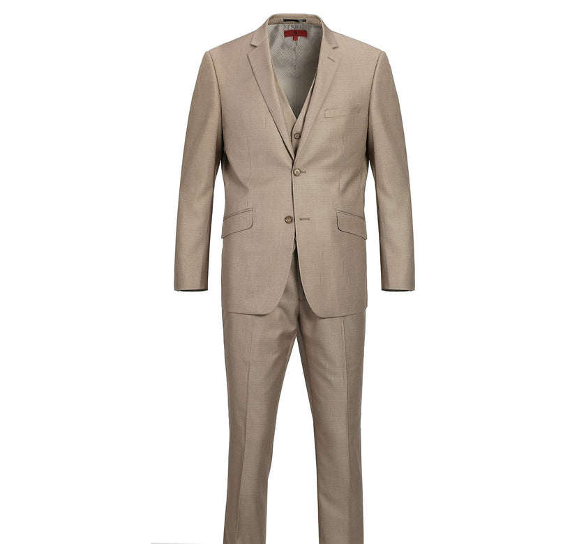 Renoir 202-3 Men's 2-Piece Single Breasted Notch Lapel Suit