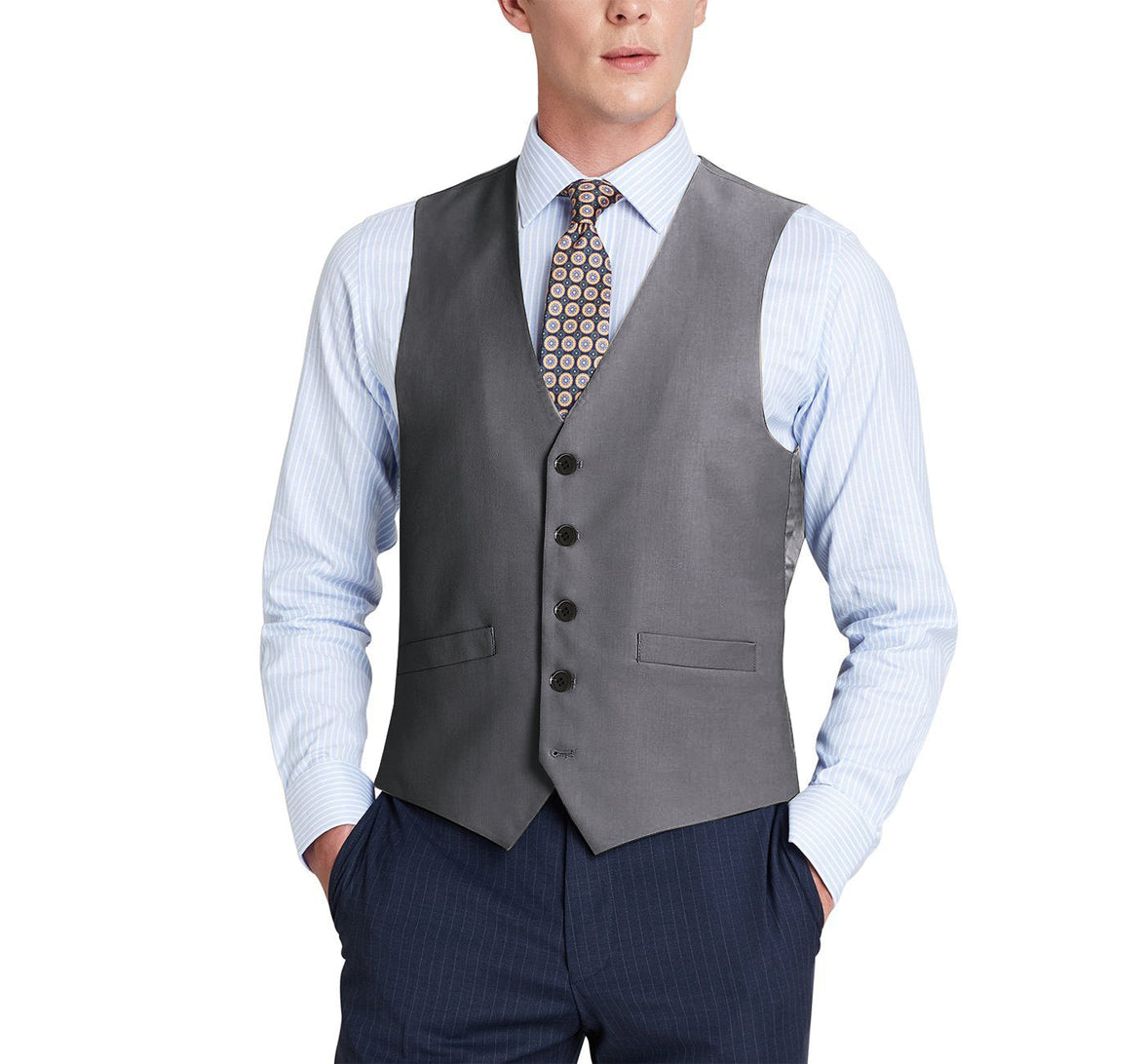 Renoir 508-3 Men's Classic Fit Suit Separate Wool Vest