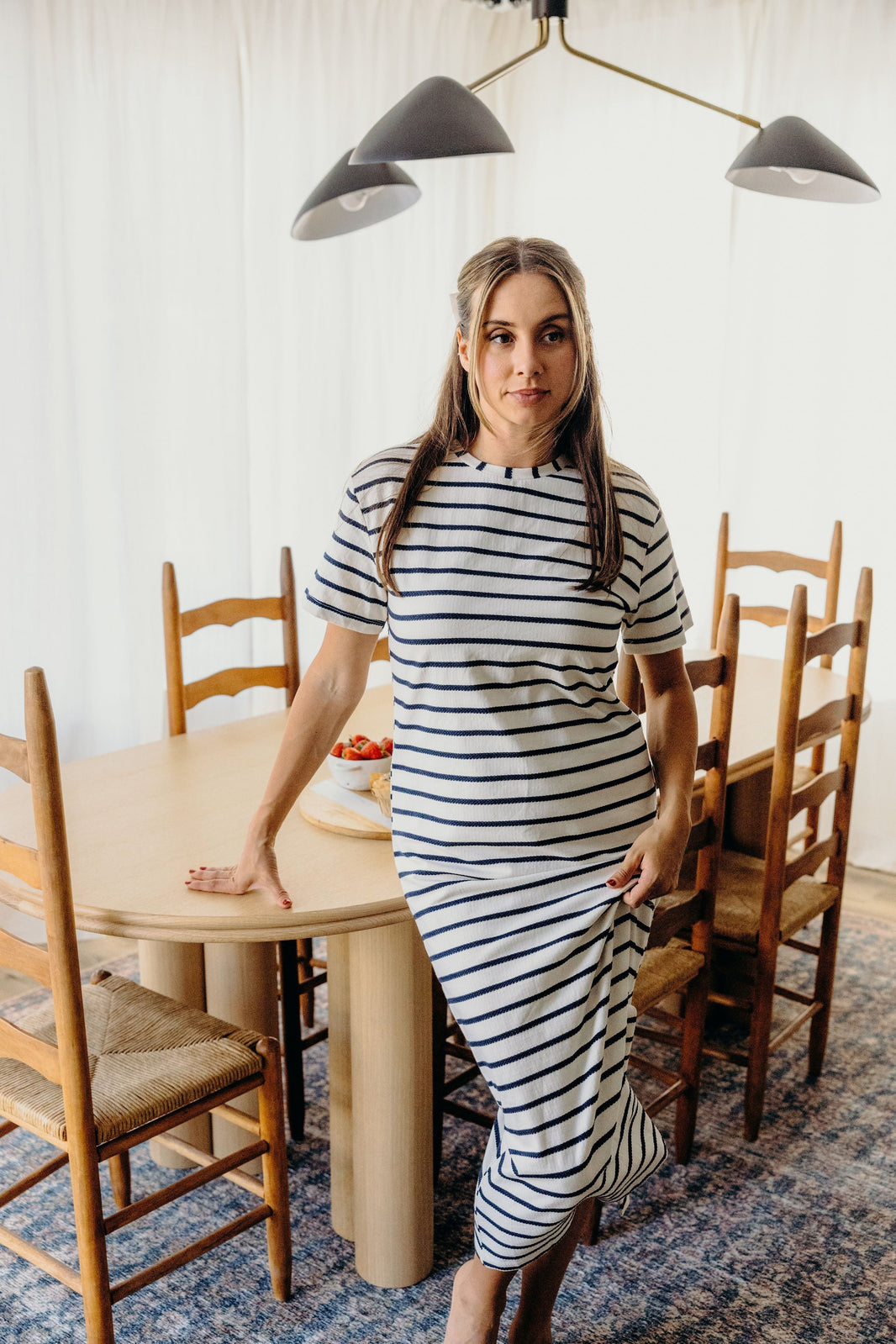 THE JETT IN NAVY STRIPED