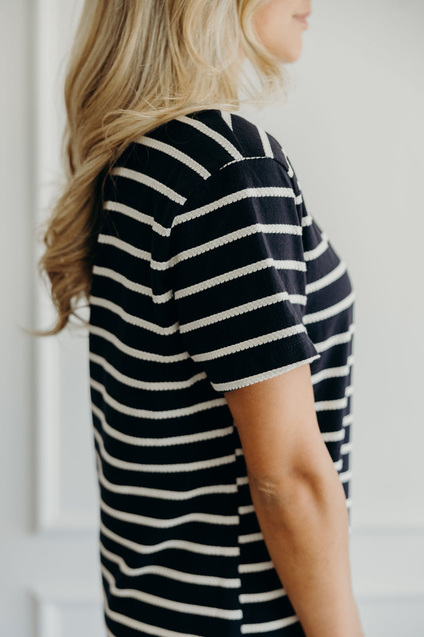 THE JETT IN IVORY STRIPED