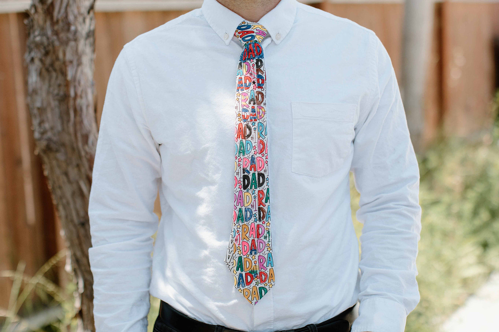 Rad & Happy Father's Day Tie - Rad Dad - Blank Men's Tie