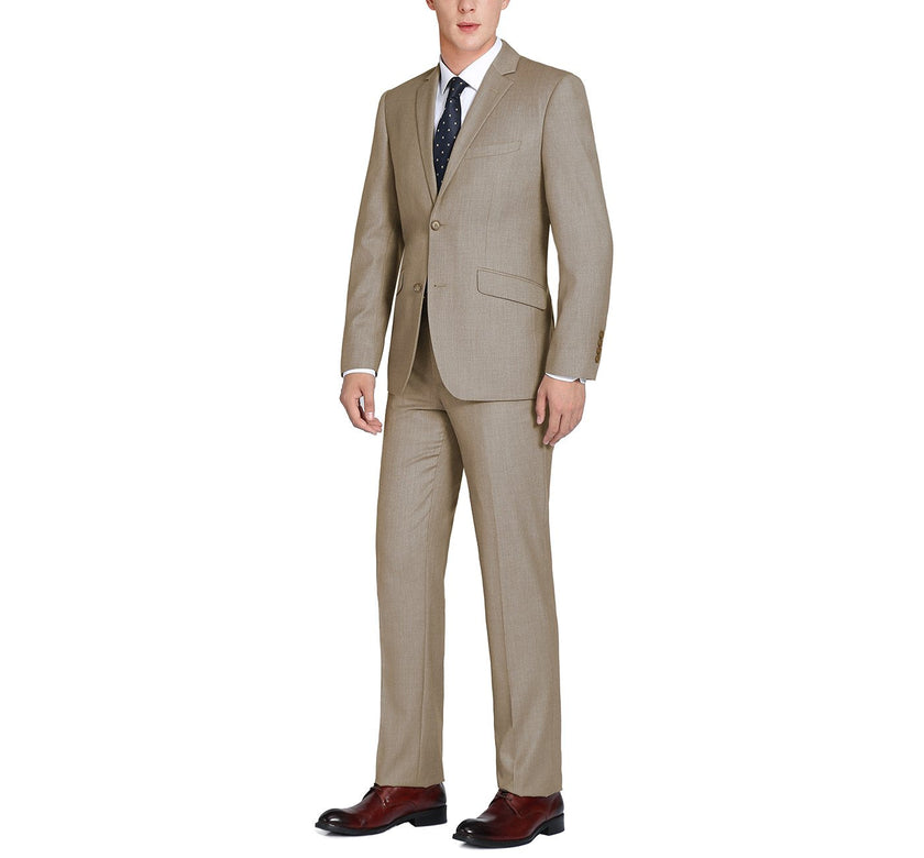 Renoir 202-3 Men's 2-Piece Single Breasted Notch Lapel Suit