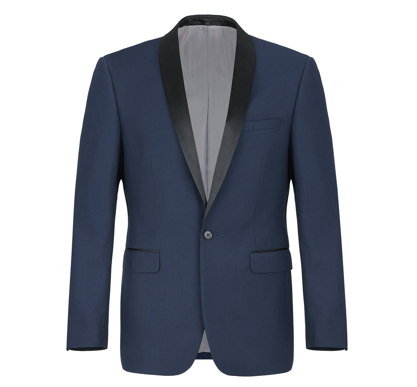 Renoir 201-19 Men's Slim Fit 2-Piece Shawl Lapel Tuxedo Suit
