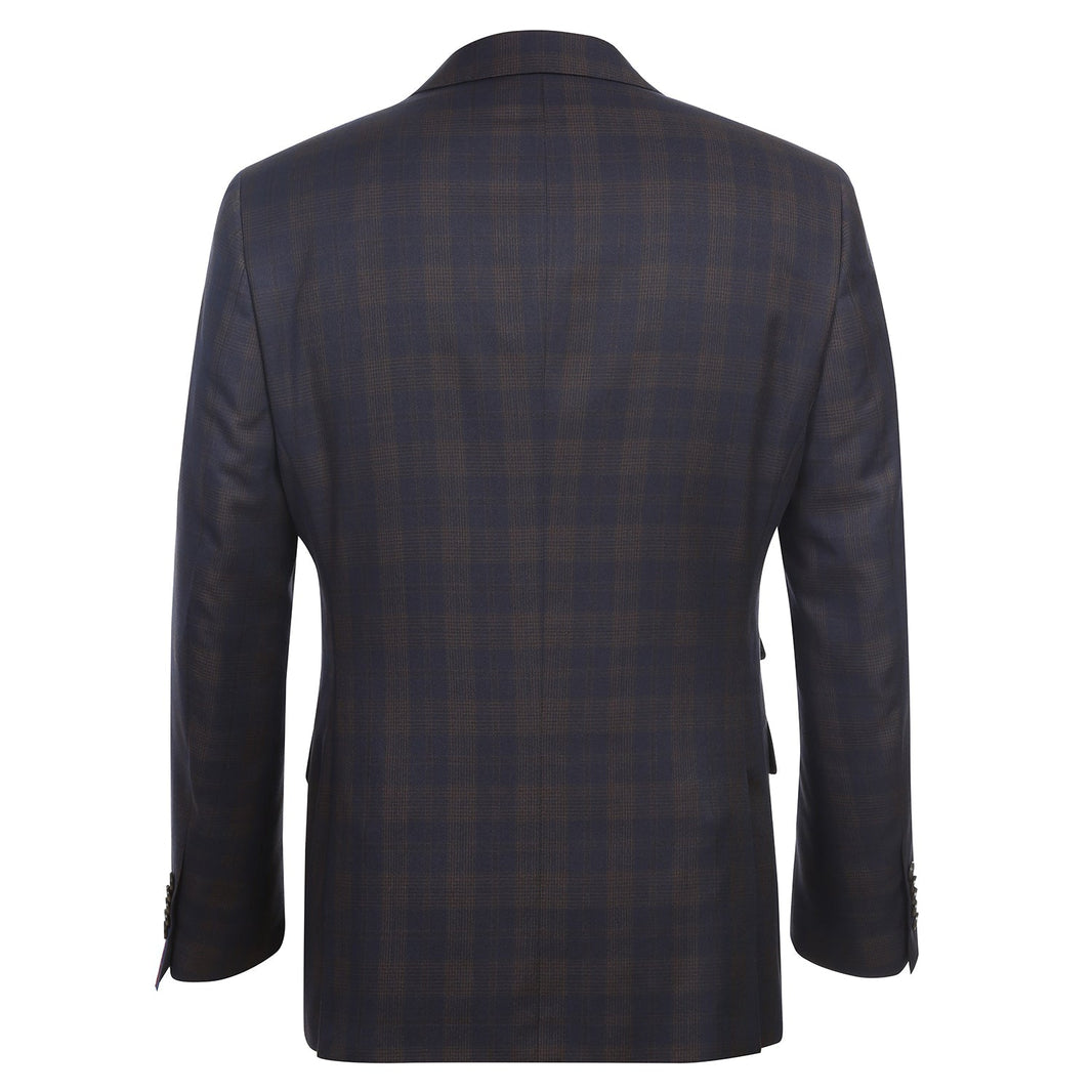 English Laundry 92-50-410EL Brown Check Suit