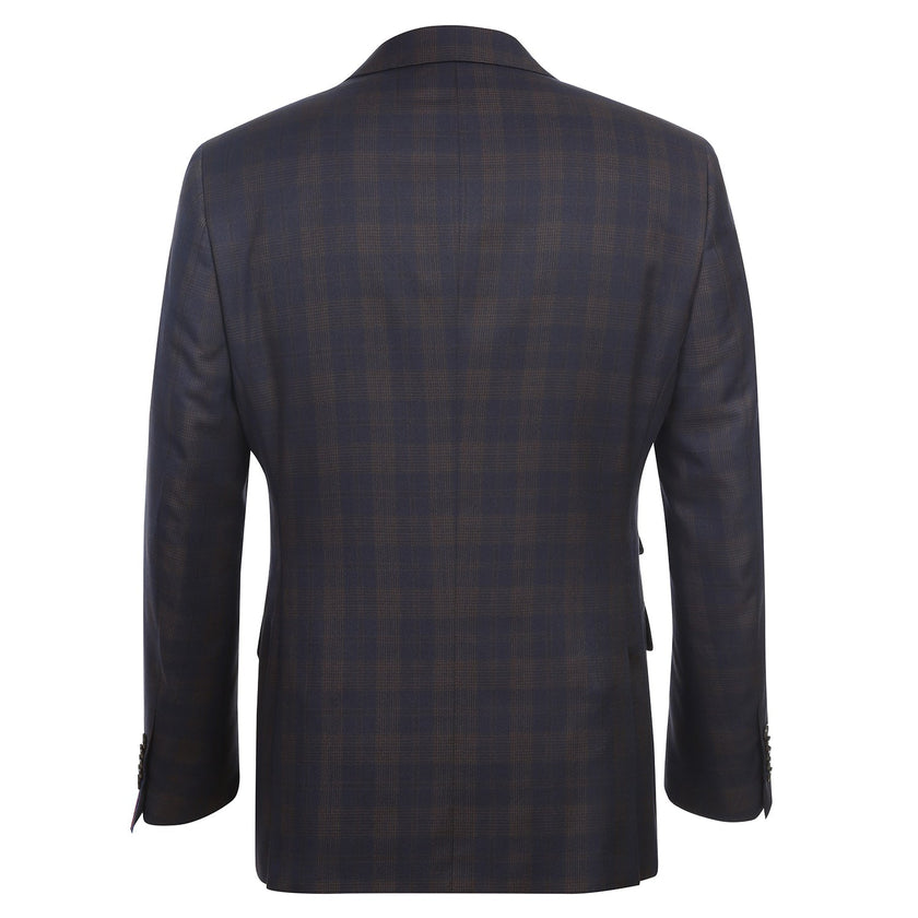 English Laundry 92-50-410EL Brown Check Suit