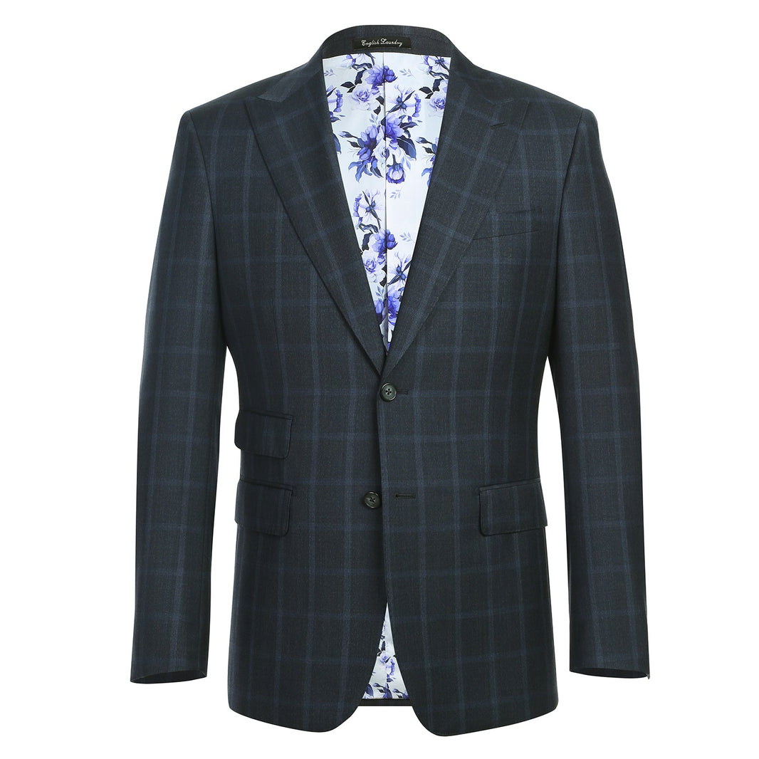 English Laundry Wool Suit | EL92-51-093 Dark Gray