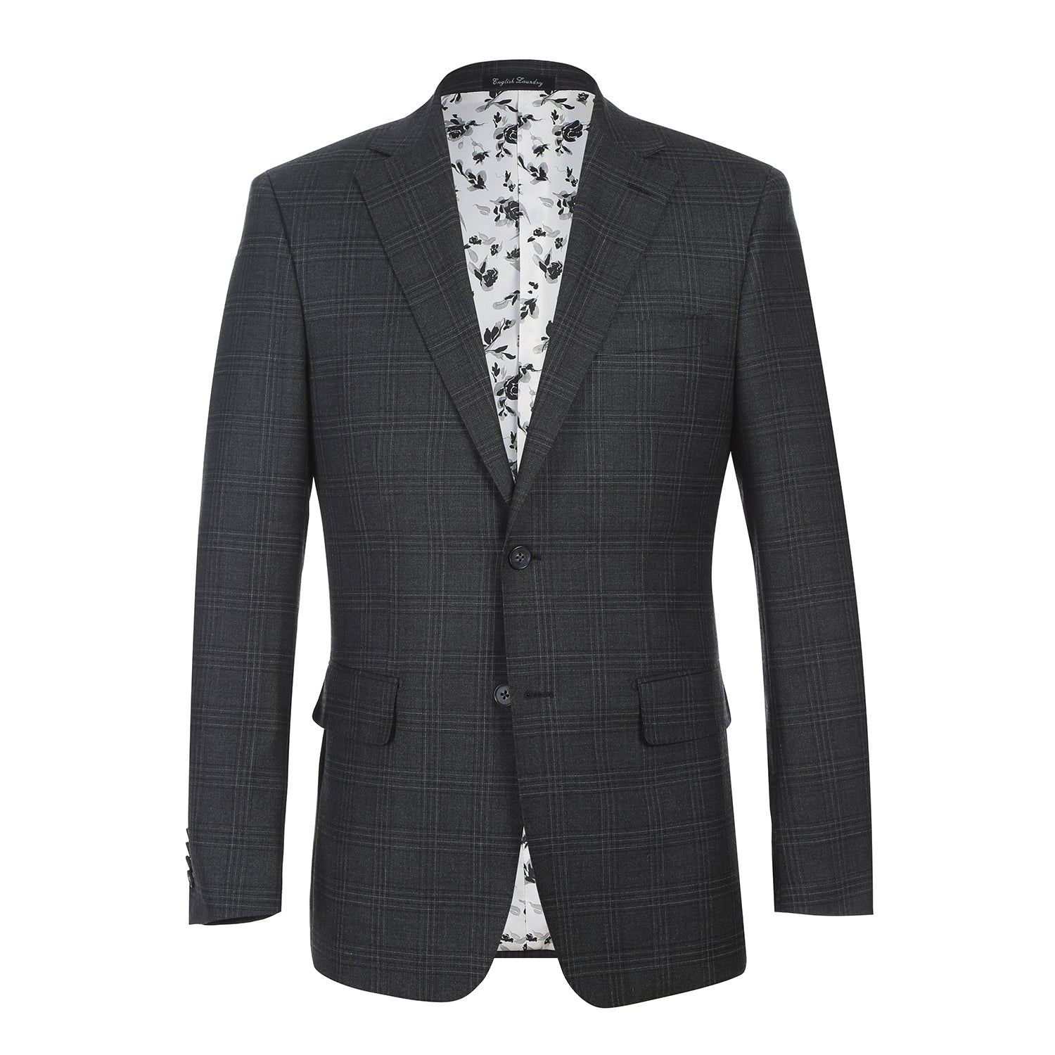 English Laundry Wool Suit | EL12-58-095 Dark Gray