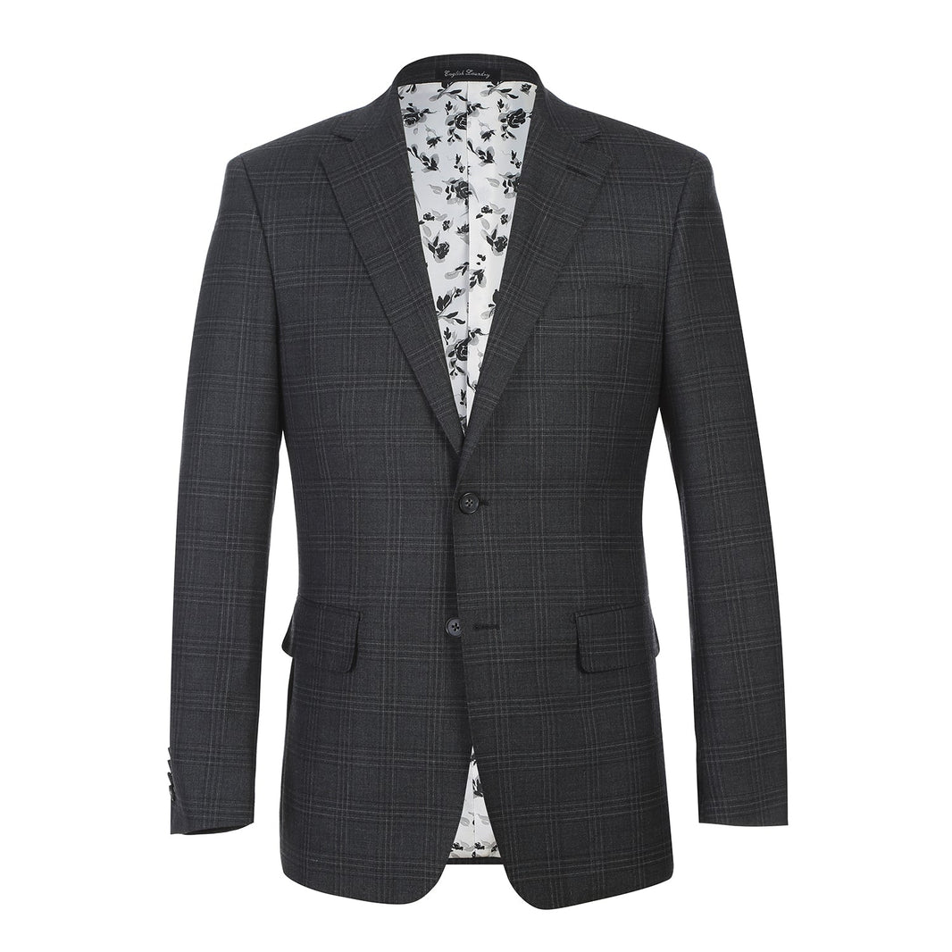 English Laundry Wool Suit | EL12-58-095 Dark Gray