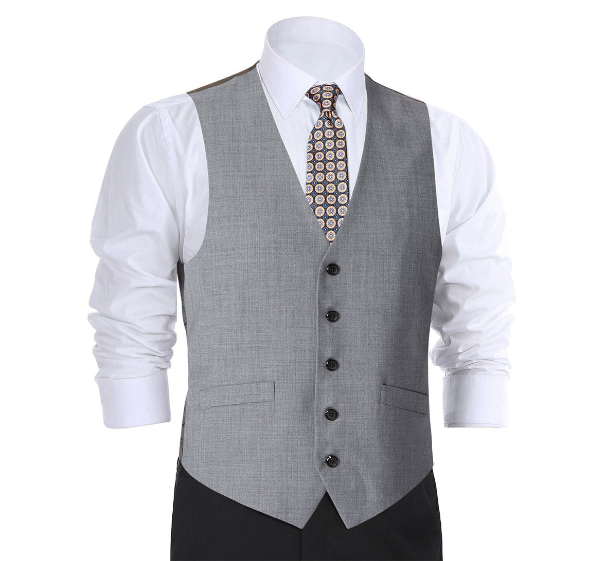 Renoir 508-5 Men's Classic Fit Suit Separate Wool Vest