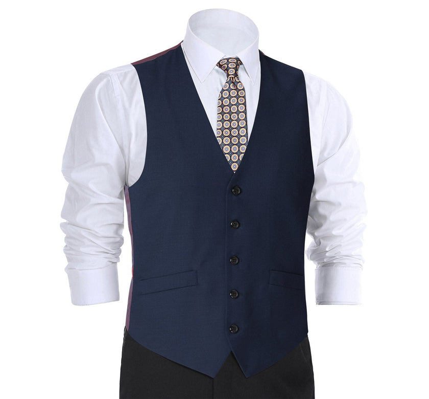 Renoir 508-19 Men's Classic Fit Suit Separate Wool Vest