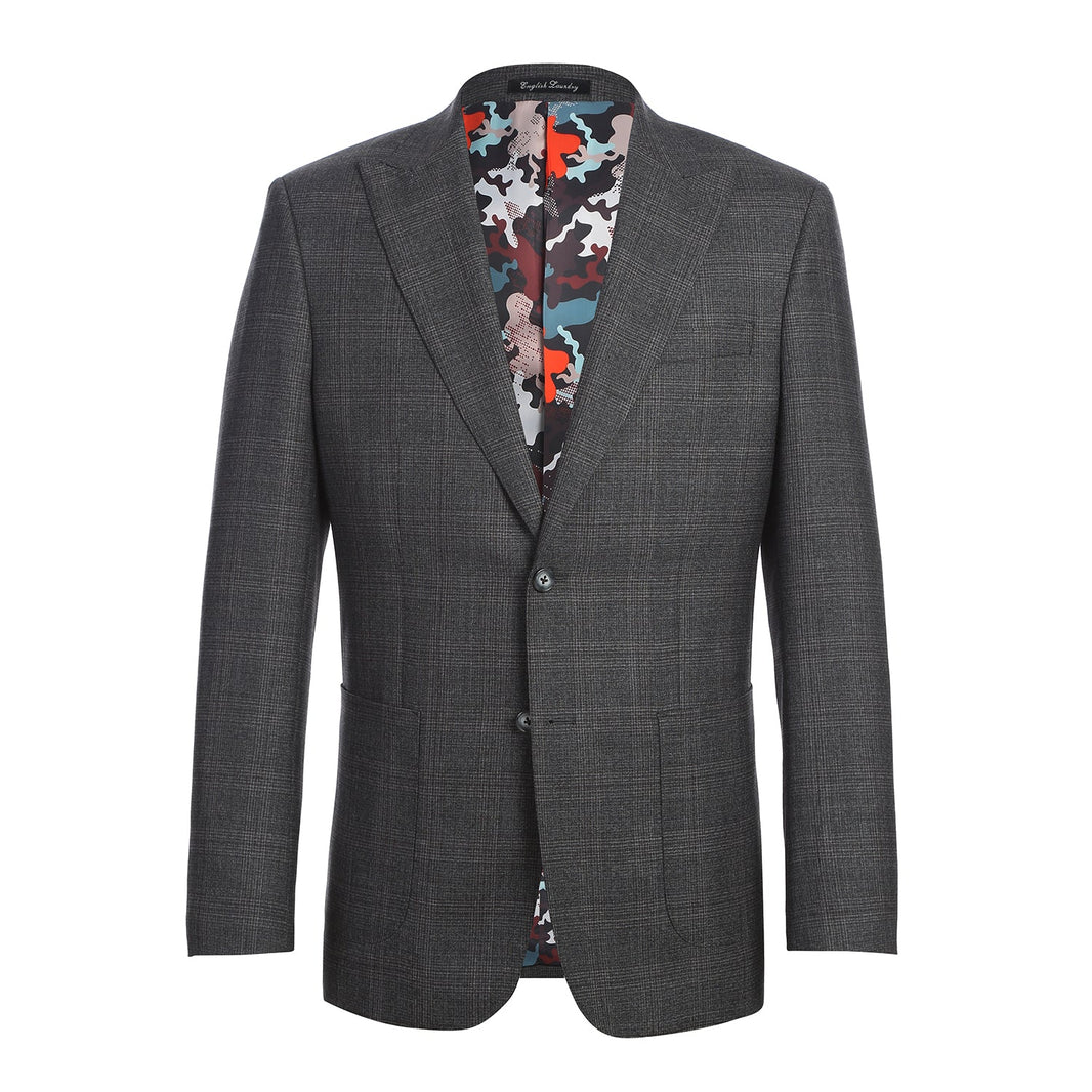 English Laundry Wool Suit | EL12-57-095 Dark Gray