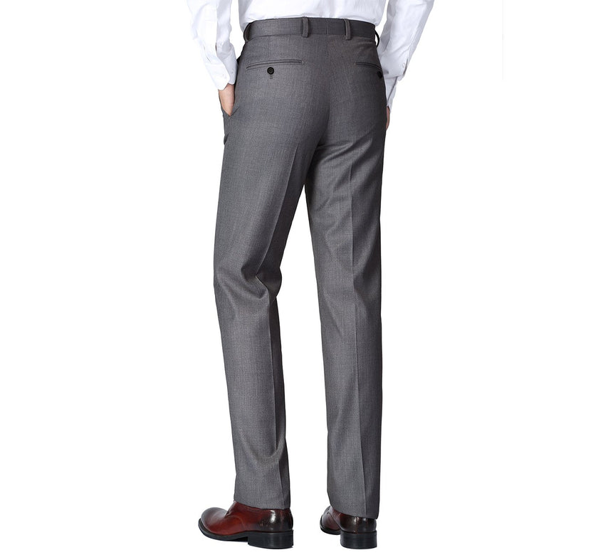 Renoir 508-3 Men's Regular Fit Flat Front Wool Suit Pant