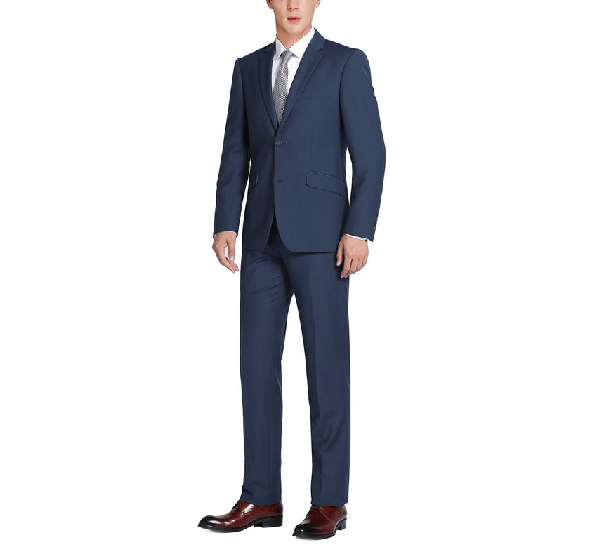 Renoir 201-19 Men's 2-Piece Single Breasted Notch Lapel Suit