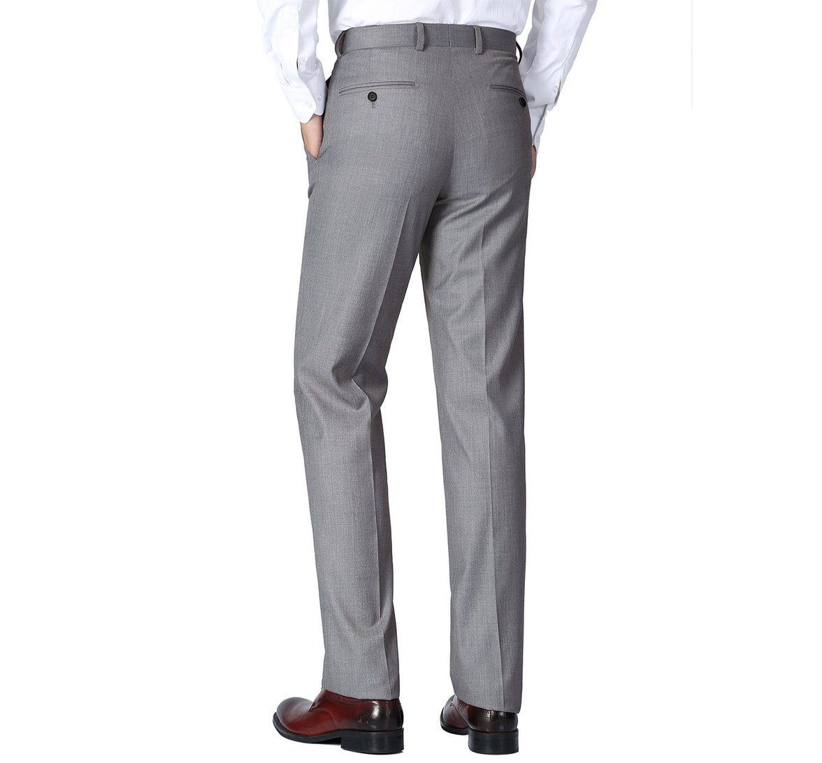 Renoir 508-5 Men's Regular Fit Flat Front Wool Suit Pant