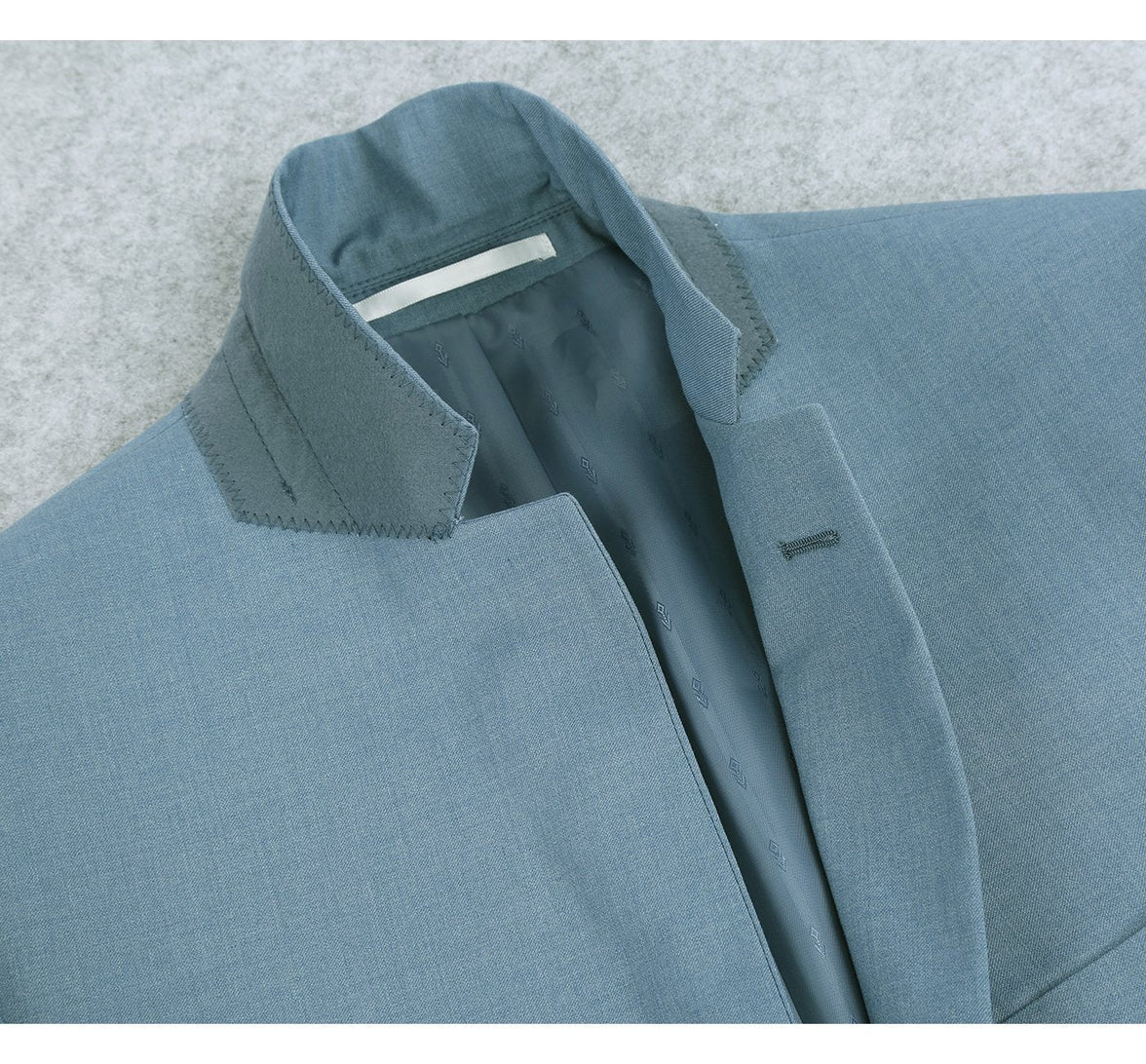 Renoir 201-11 Men's 2-Piece Slim Fit Single Breasted Notch Lapel Suit